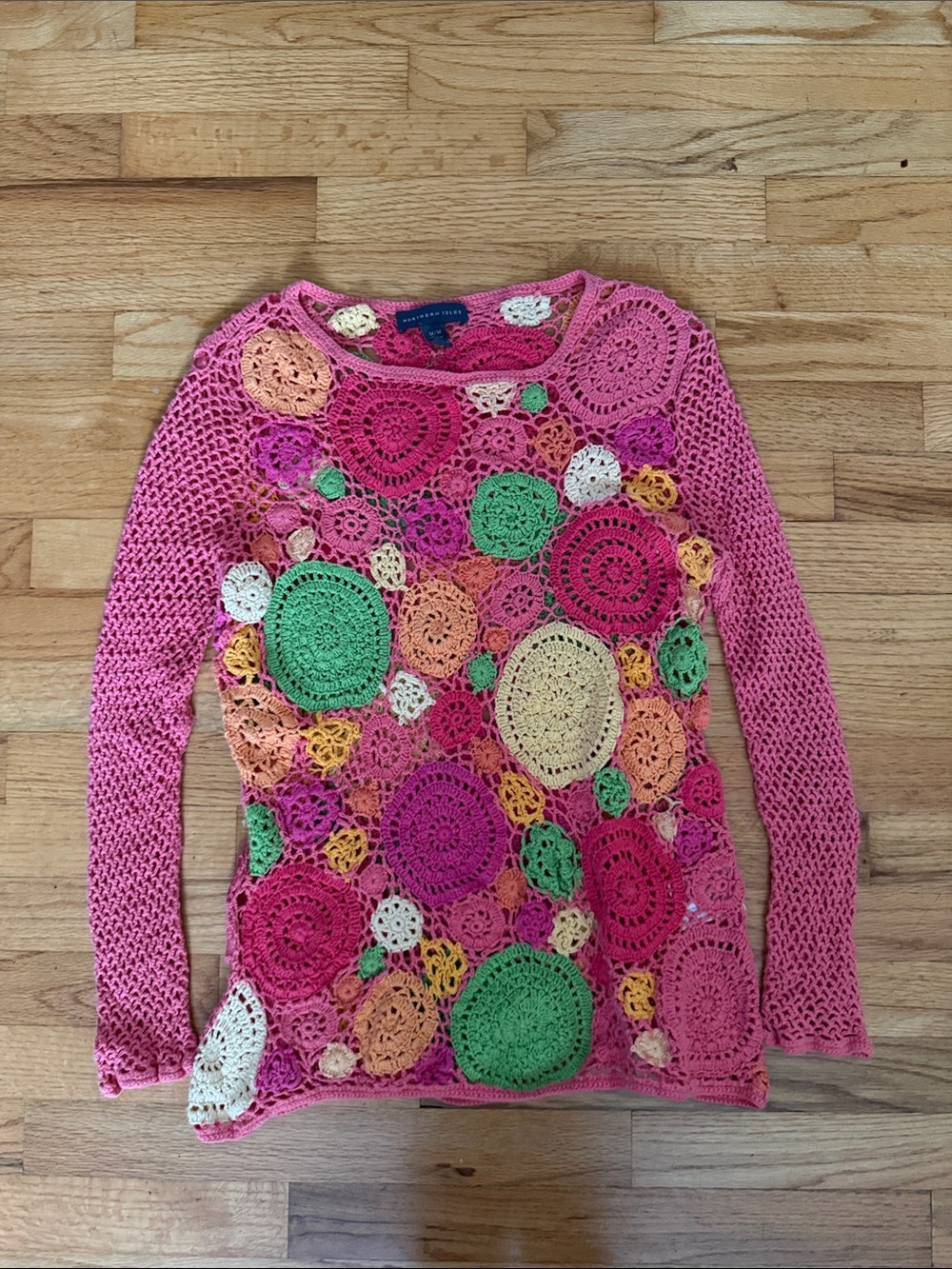 Vintage crochet cover up